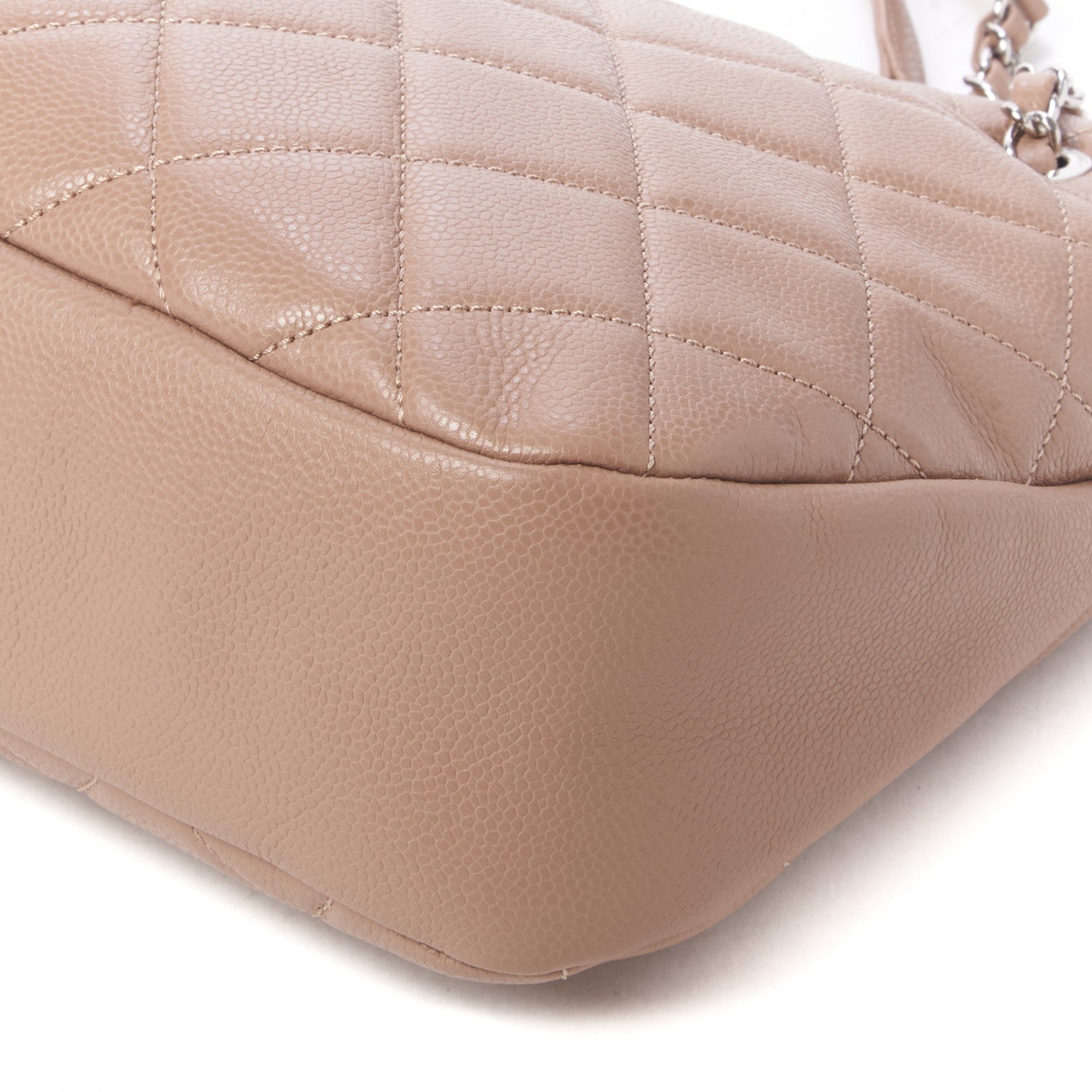 Chanel Caviar Quilted Timeless CC Soft Tote Beige 4 of 9