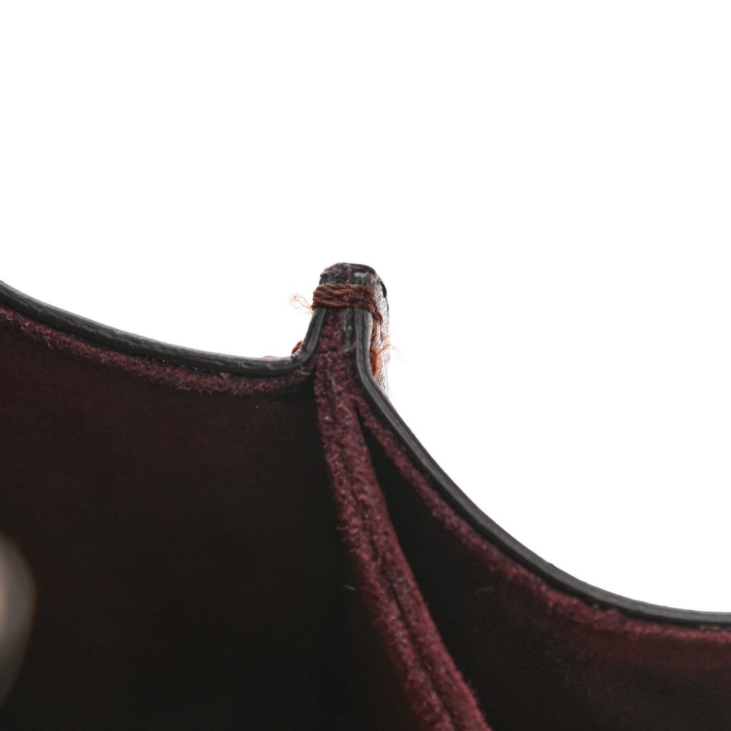 Vitello Liberty Studded Small Kan I Shoulder Bag Bordeaux Multicolor