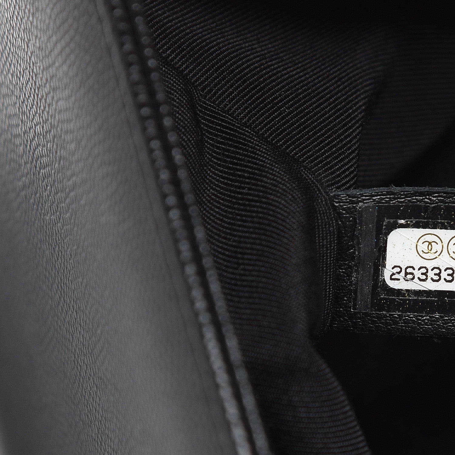 Chanel Caviar Quilted Medium Boy Flap Black 7 of 10