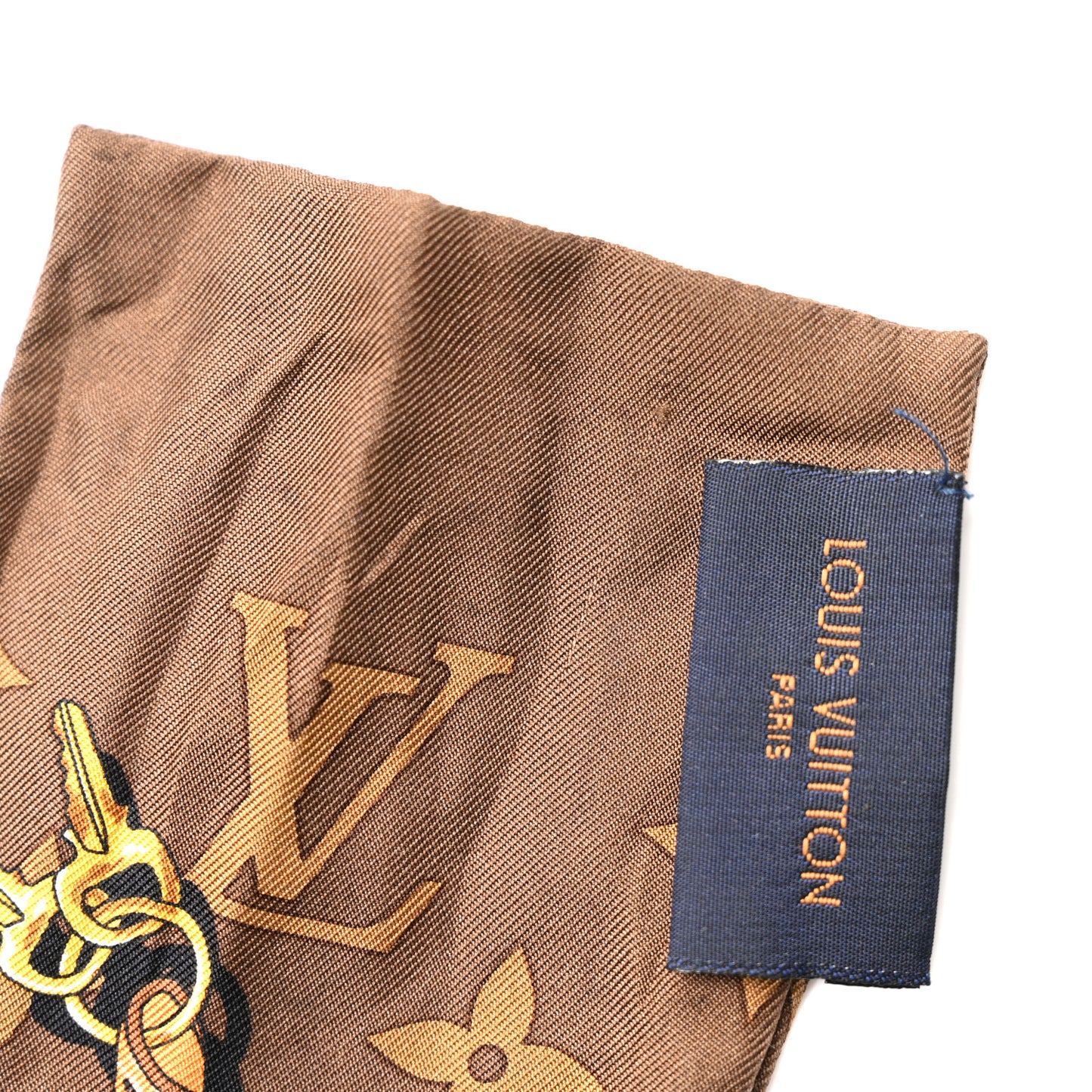 Silk Monogram Confidential Bandeau Brown