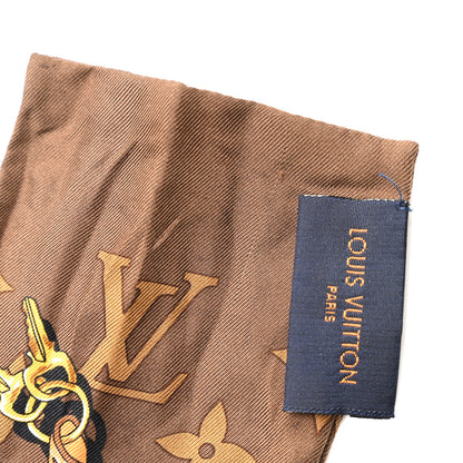 Louis Vuitton Silk Monogram Confidential Bandeau Brown 6 of 6