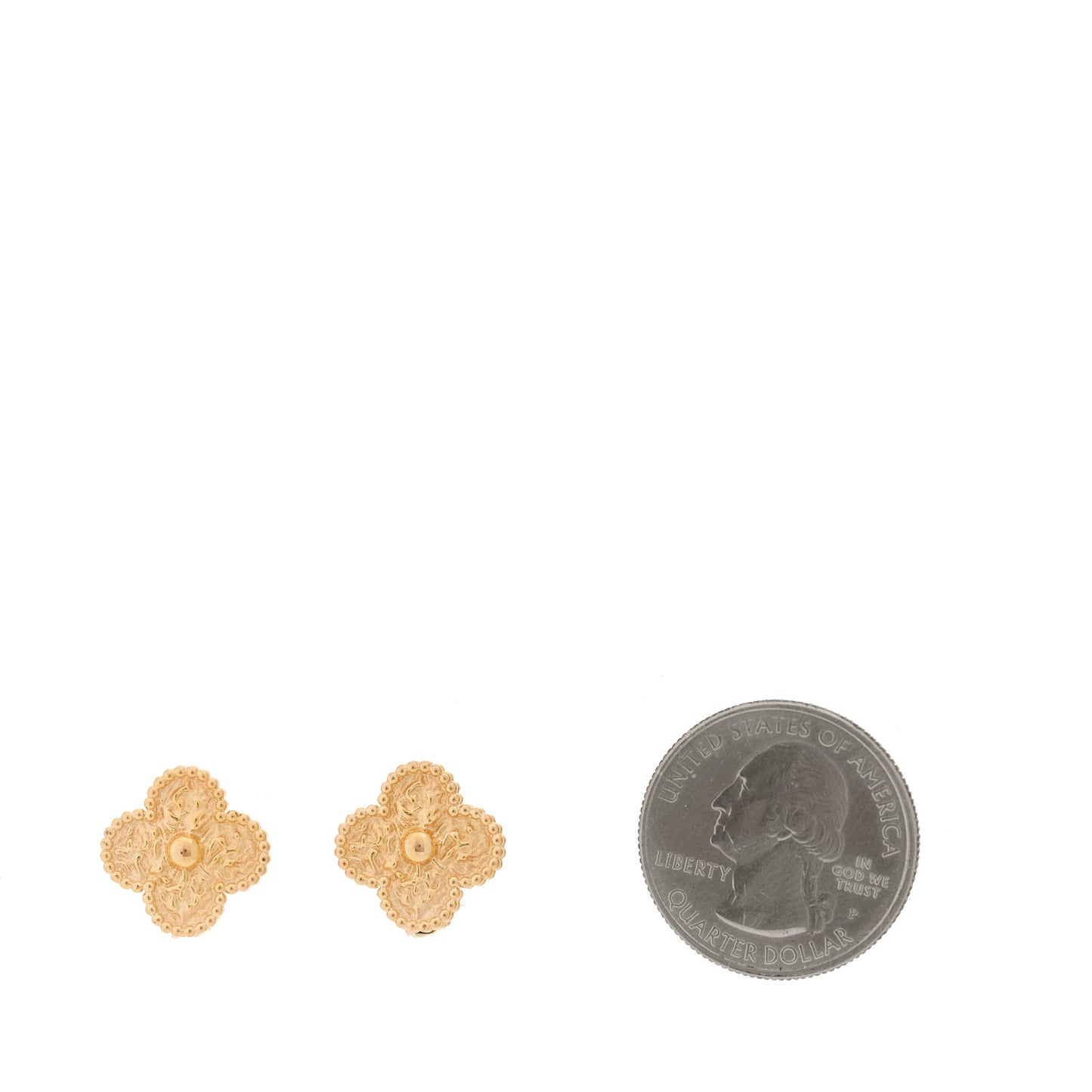 18K Rose Gold Vintage Alhambra Earrings