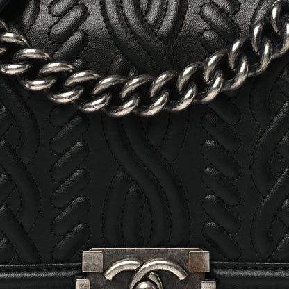 Chanel Lambskin Medium Celtic Boy Flap Black 8 of 11