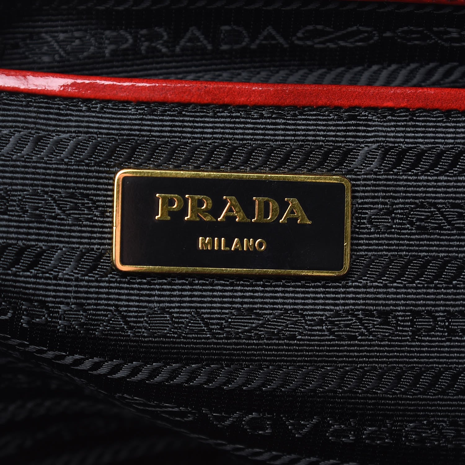 Prada Spazzolato Large Tote Scarlatto Fume 7 of 18