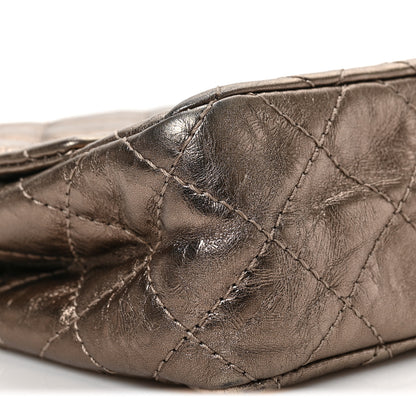 Chanel Metallic Aged Calfskin Quilted 2.55 Reissue 226 Flap Gold 8 of 9