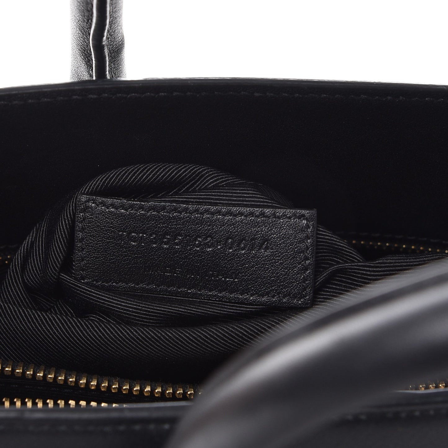 Calfskin Small Sac De Jour Black