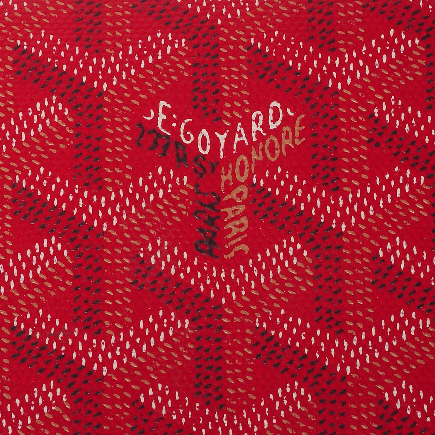 Goyardine Matignon Zip Around GM Wallet Red