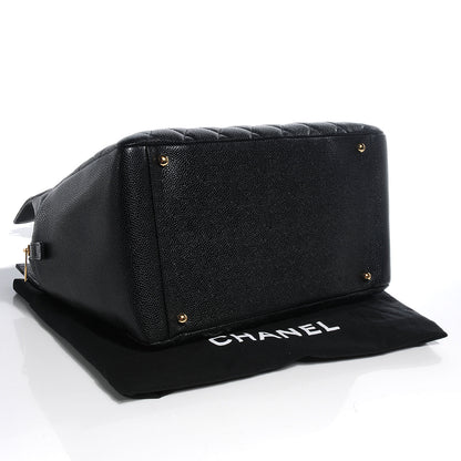 Chanel Caviar Timeless Classic Shopping Tote Black 4 of 7