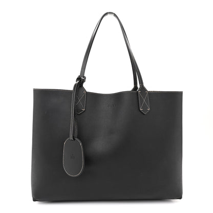Gucci Calfskin GG Supreme Monogram Medium Reversible Tote Black 3 of 18