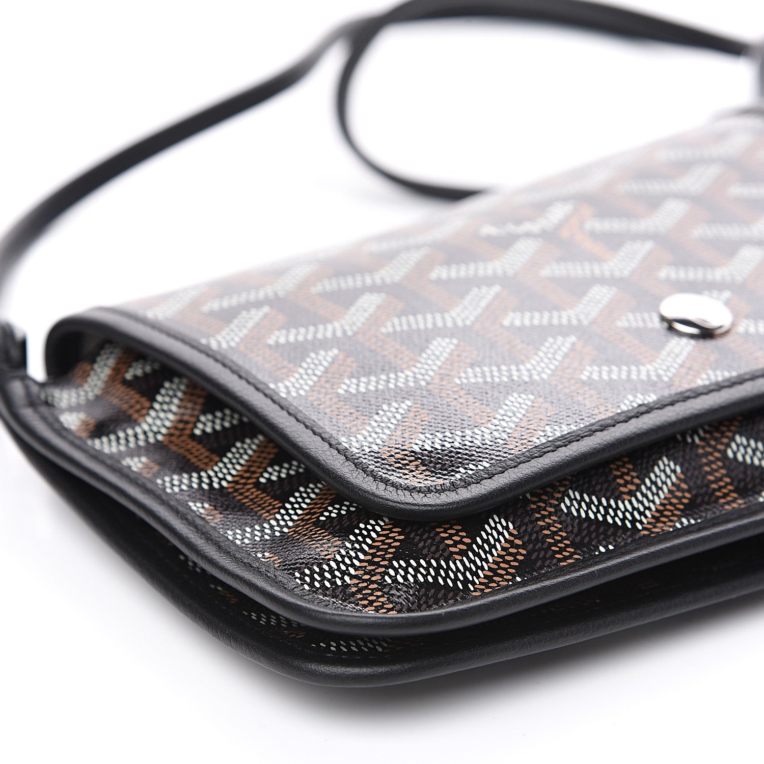 Goyard Goyardine Plumet Wallet Clutch Black 6 of 7