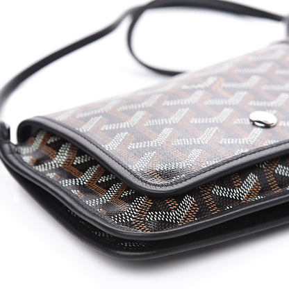 Goyard Goyardine Plumet Wallet Clutch Black 6 of 7