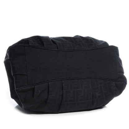 Fendi Zucca Enamel Mia Tote Black 4 of 9