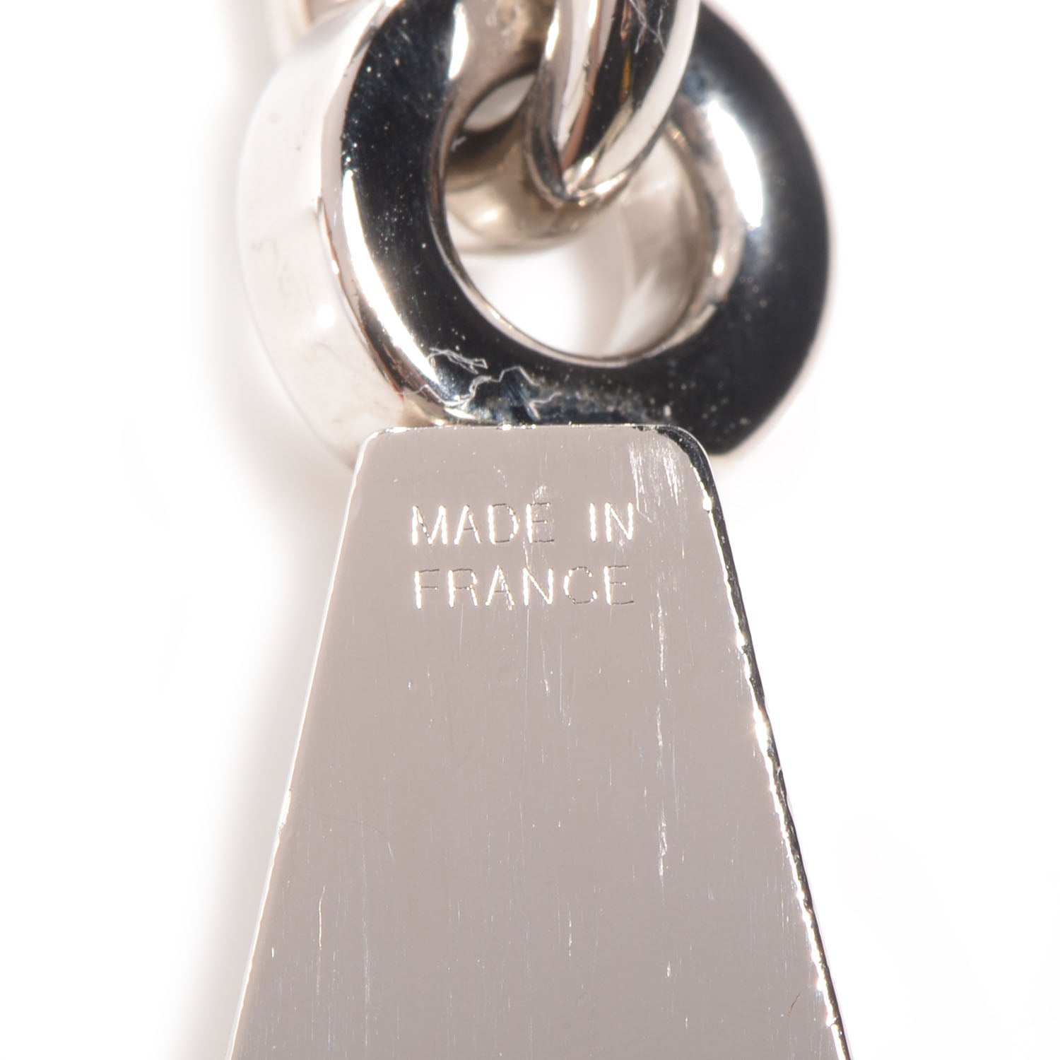 Hermes Palladium Olga Bag Charm Bracelet 3 of 4