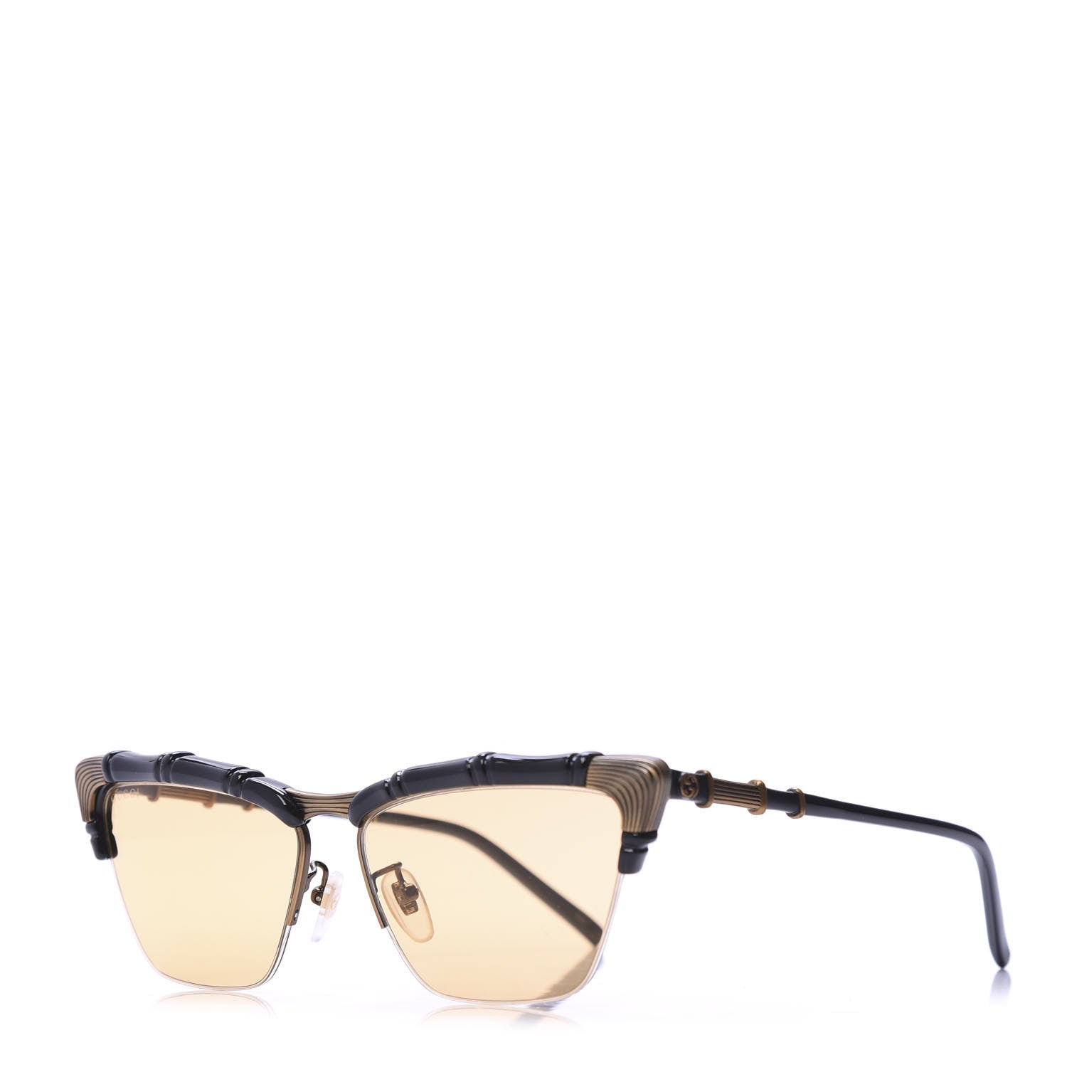 Gucci Bamboo GG660S Sunglasses Black 1 of 7