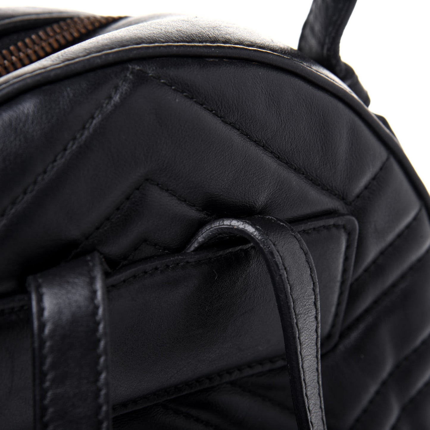 Calfskin Matelasse GG Marmont Backpack Black