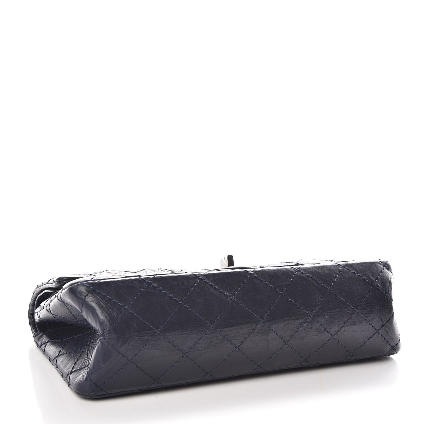Aged Calfskin Quilted 2.55 Reissue 225 Flap Navy