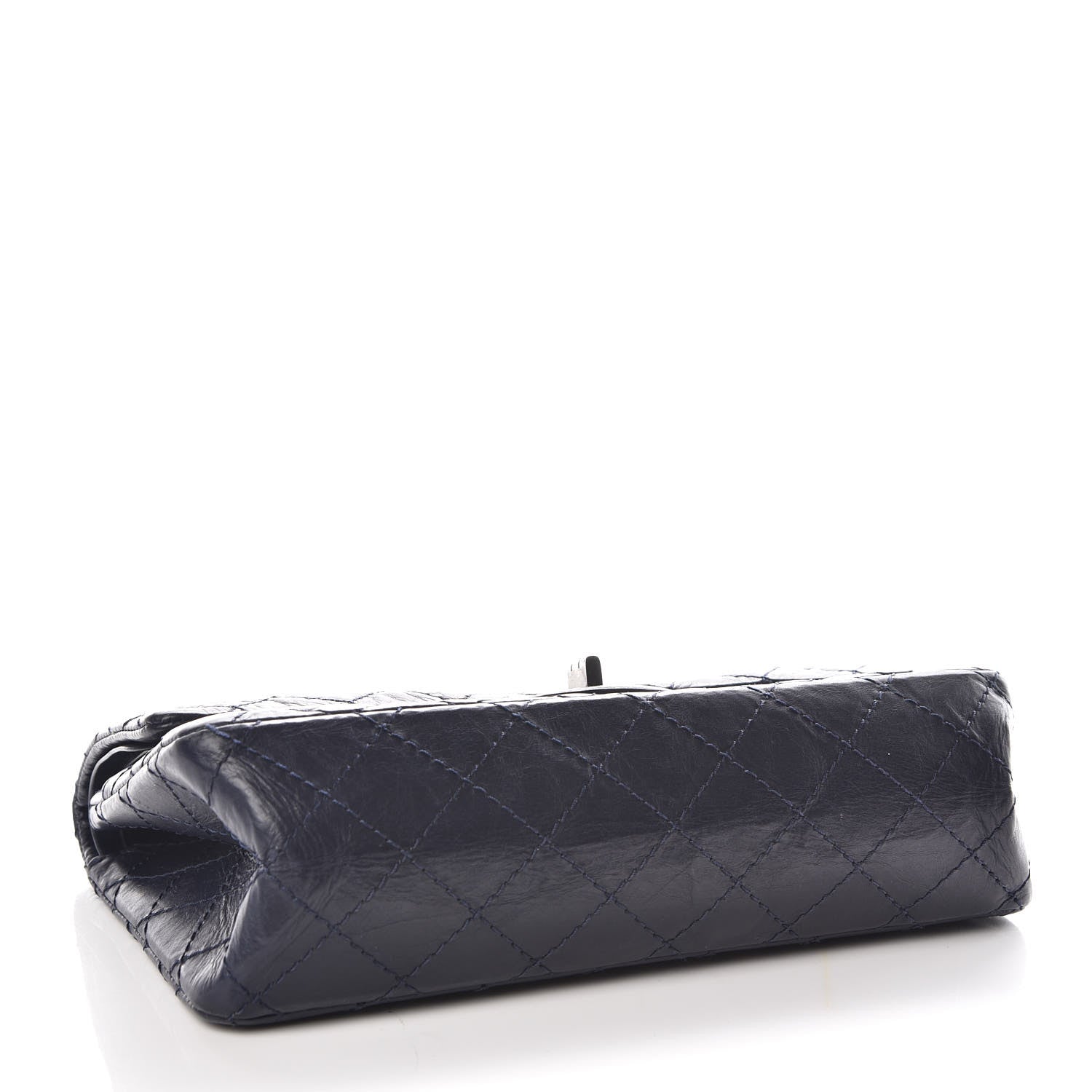 Chanel Aged Calfskin Quilted 2.55 Reissue 225 Flap Navy 4 of 10