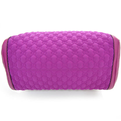 Gucci Guccissima Neoprene Techno Tag Medium Boston Magenta 4 of 10