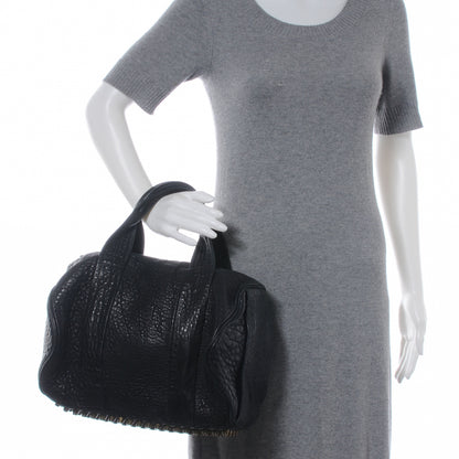 Alexander Wang Leather Rocco w Antique Brass Hardware Black 2 of 6