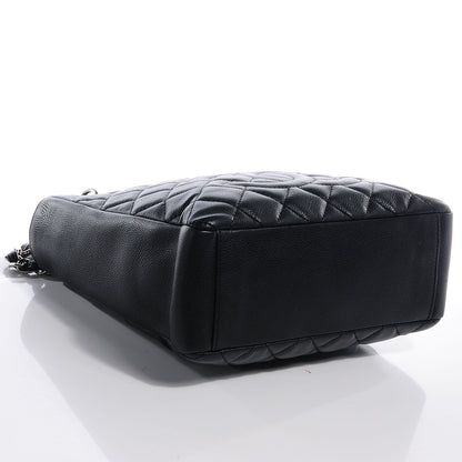 Chanel Caviar Petit Shopping Tote PST Black 4 of 8