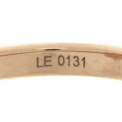 Louis Vuitton Resin Strass Cosmopolitan Ring M Gold Pink 5 of 5
