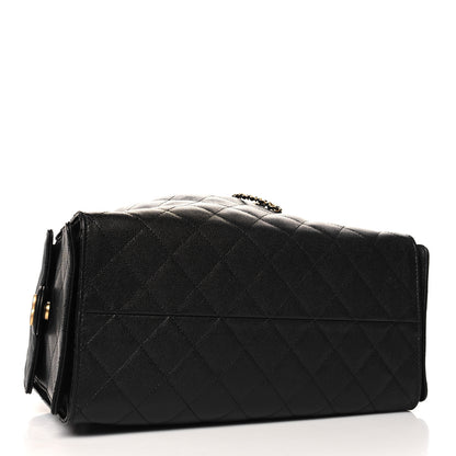 Chanel Caviar Quilted Medium Chanel 25 Handbag Black 5 of 11