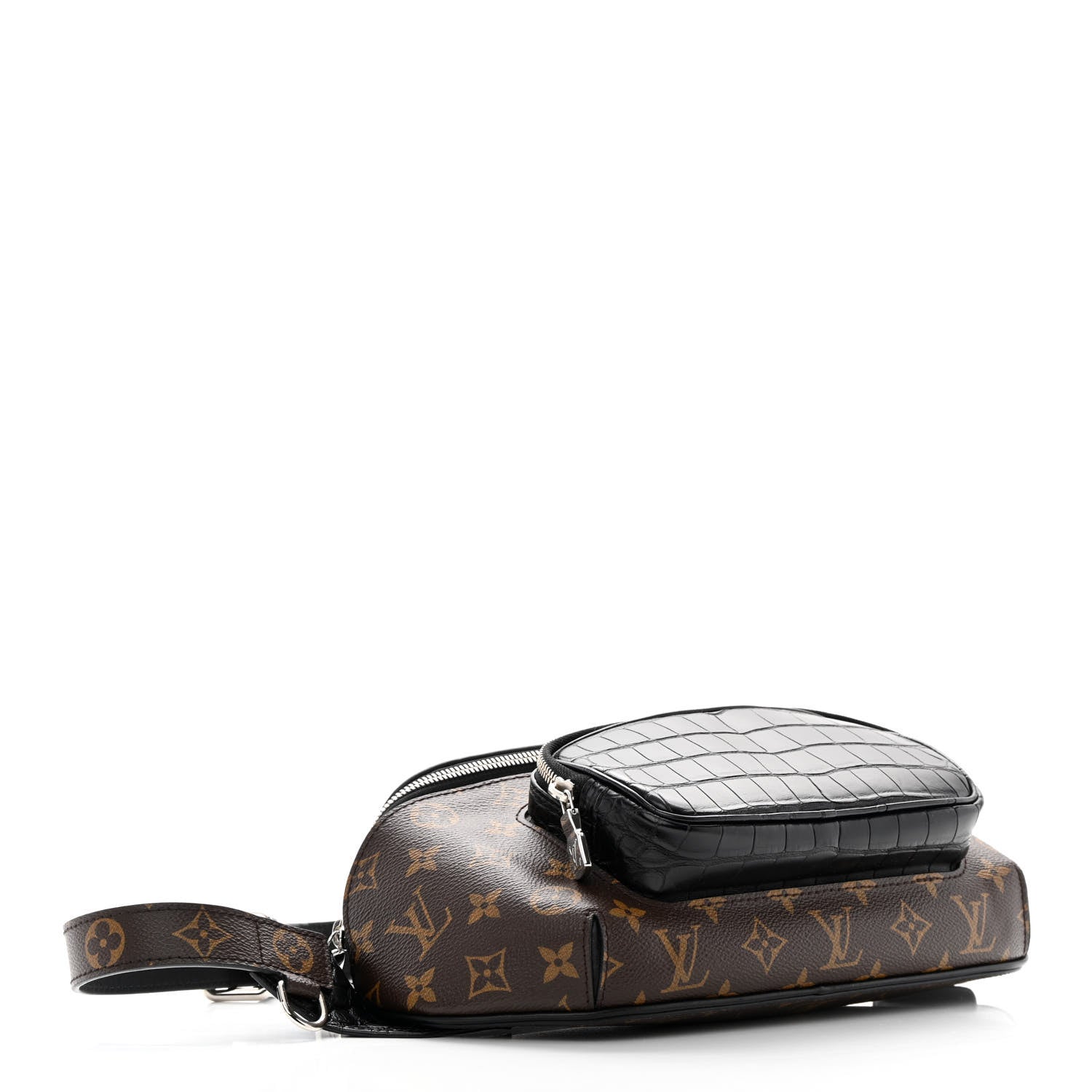 Louis Vuitton Monogram Crocodile Bumbag Black 4 of 11