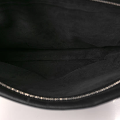 Fendi Cuoio Romano Selleria Monster Eyes Inlay Large Mens Peekaboo Iconic Essential Satchel Black Sunflower 7 of 11