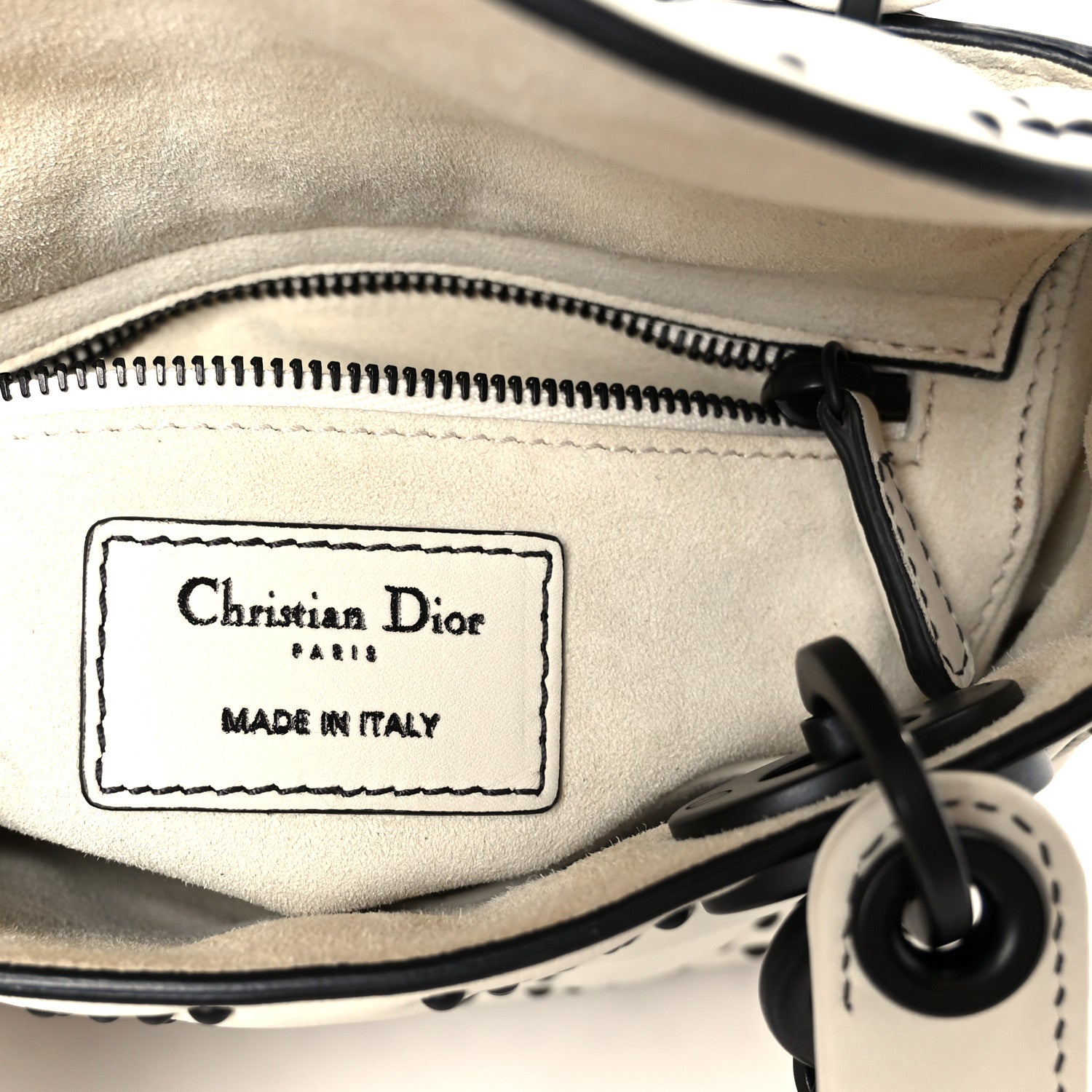 Christian Dior Ultra Matte Calfskin Studded Mini Supple Lady Dior