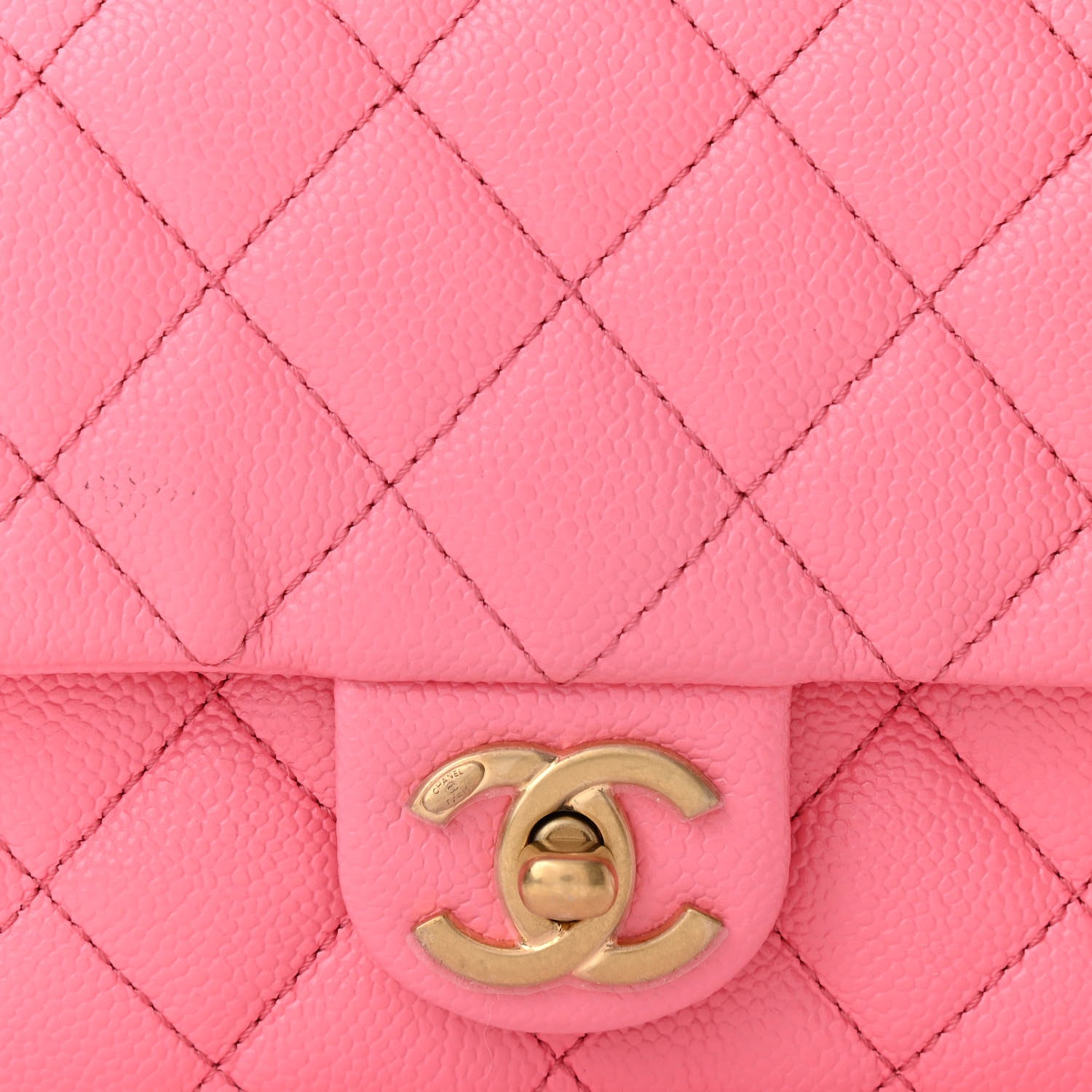 Chanel Shiny Caviar Pick Me Up Flap Belt Bag Pink 9 of 12