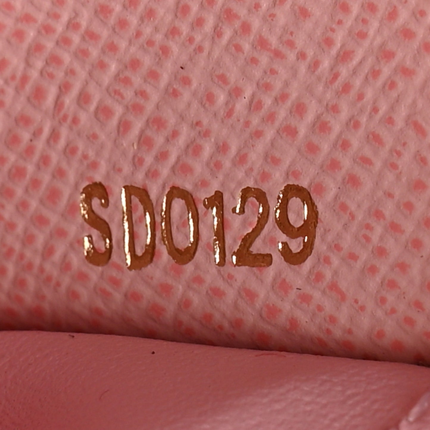 Monogram Clemence Wallet Rose Ballerine