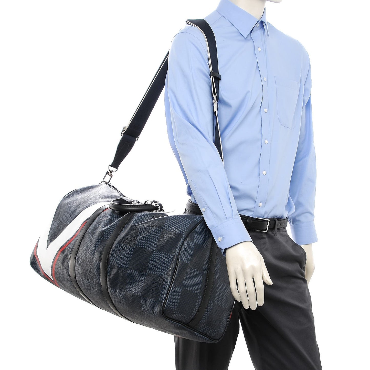 Damier Cobalt America's Cup Regatta Keepall Bandouliere 55