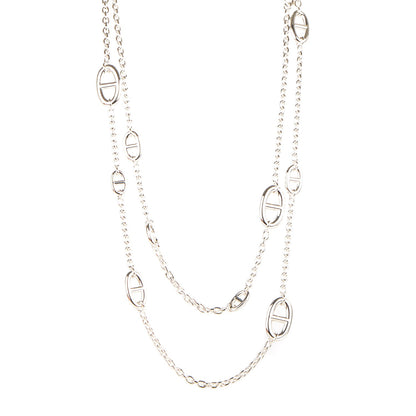 Hermes Sterling Silver Farandole Necklace 120 1 of 4
