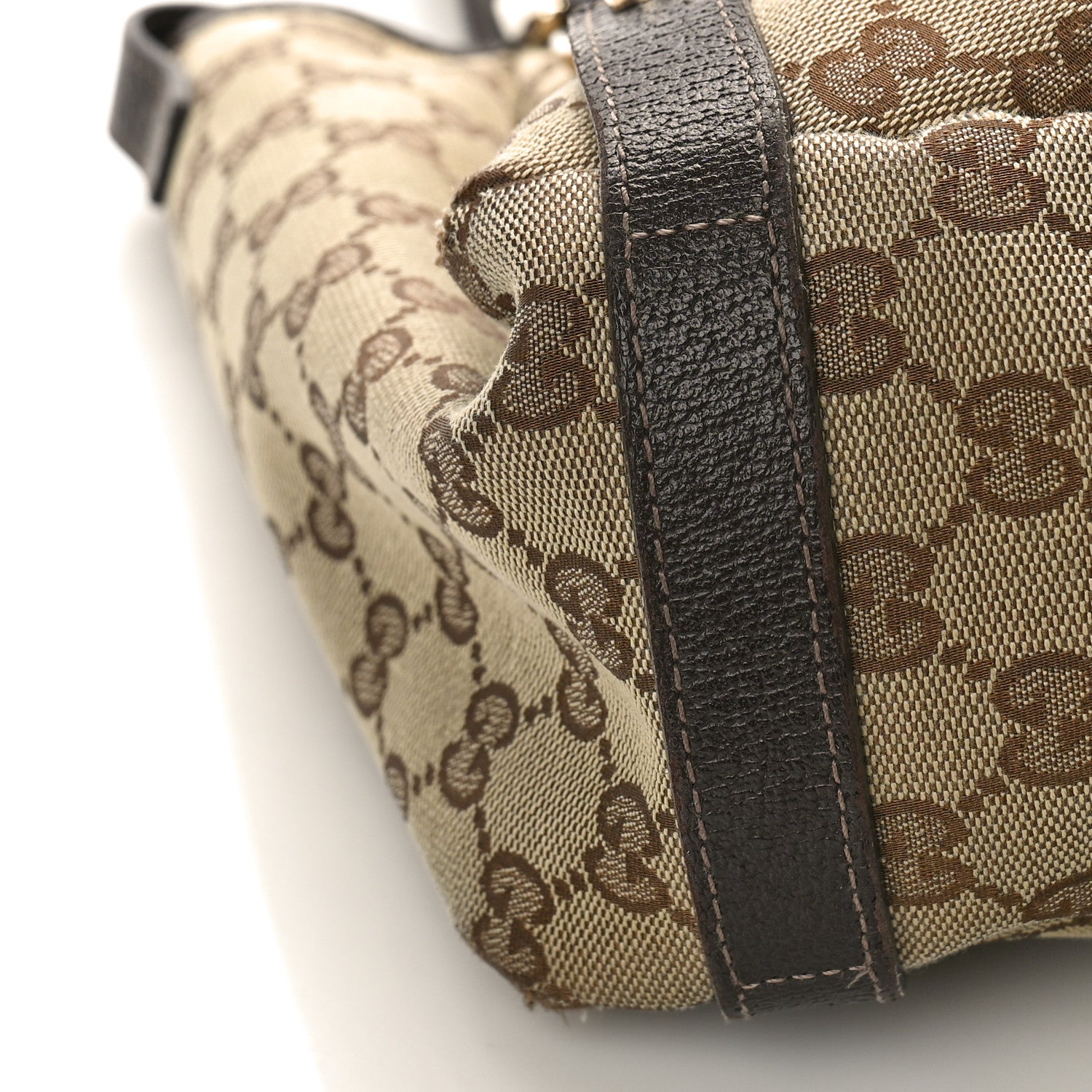 Gucci Monogram Medium Abbey Shoulder Bag Dark Brown 8 of 10