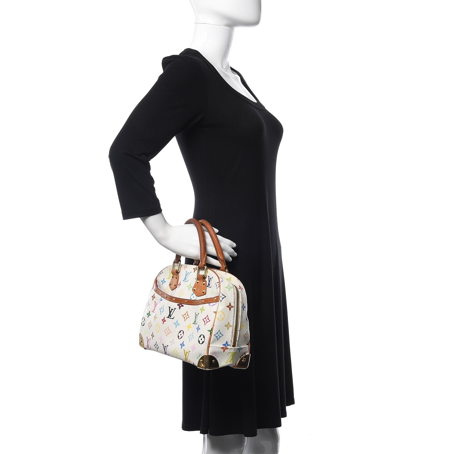Louis Vuitton Monogram Multicolor Trouville White 2 of 17