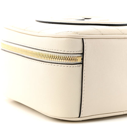 Gucci Sakai Be Green Calfskin Diagonal Stitched Blondie Top Handle Bag Mystic White 9 of 10