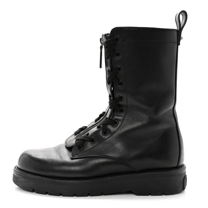 Valentino Garavani Calfskin XCombat 20/40mm Boots 40 Black 1 of 11