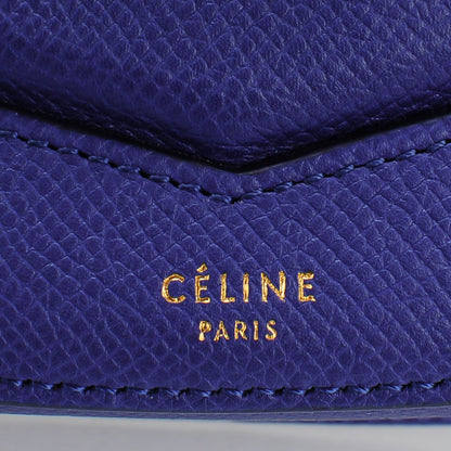 Celine Grained Calfskin Small Trotteur Indigo 6 of 8