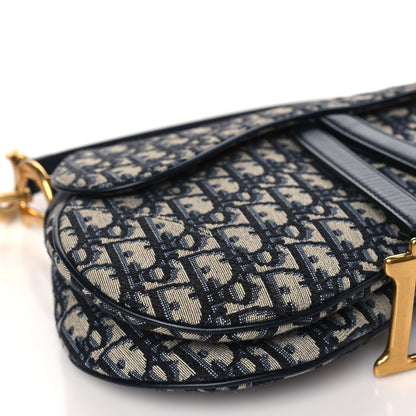 Christian Dior CHRISTIAN DIOR Oblique Saddle Bag Blue 8 of 9