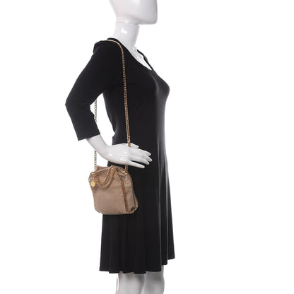 Stella McCartney Shaggy Deer Tiny Falabella Tote Taupe 2 of 10