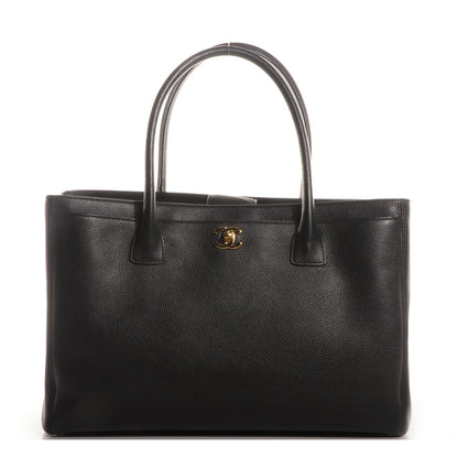 Chanel Calfskin Cerf Shopper Tote Black 1 of 9