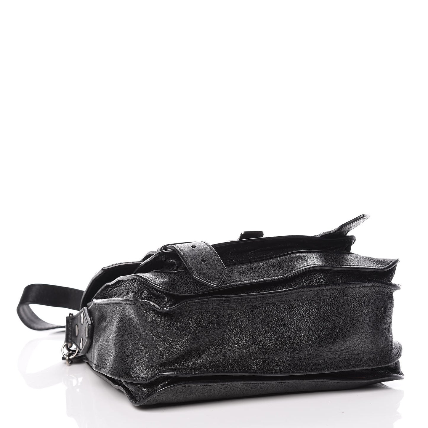 Lambskin PS1 Mini Pouch Messenger Black