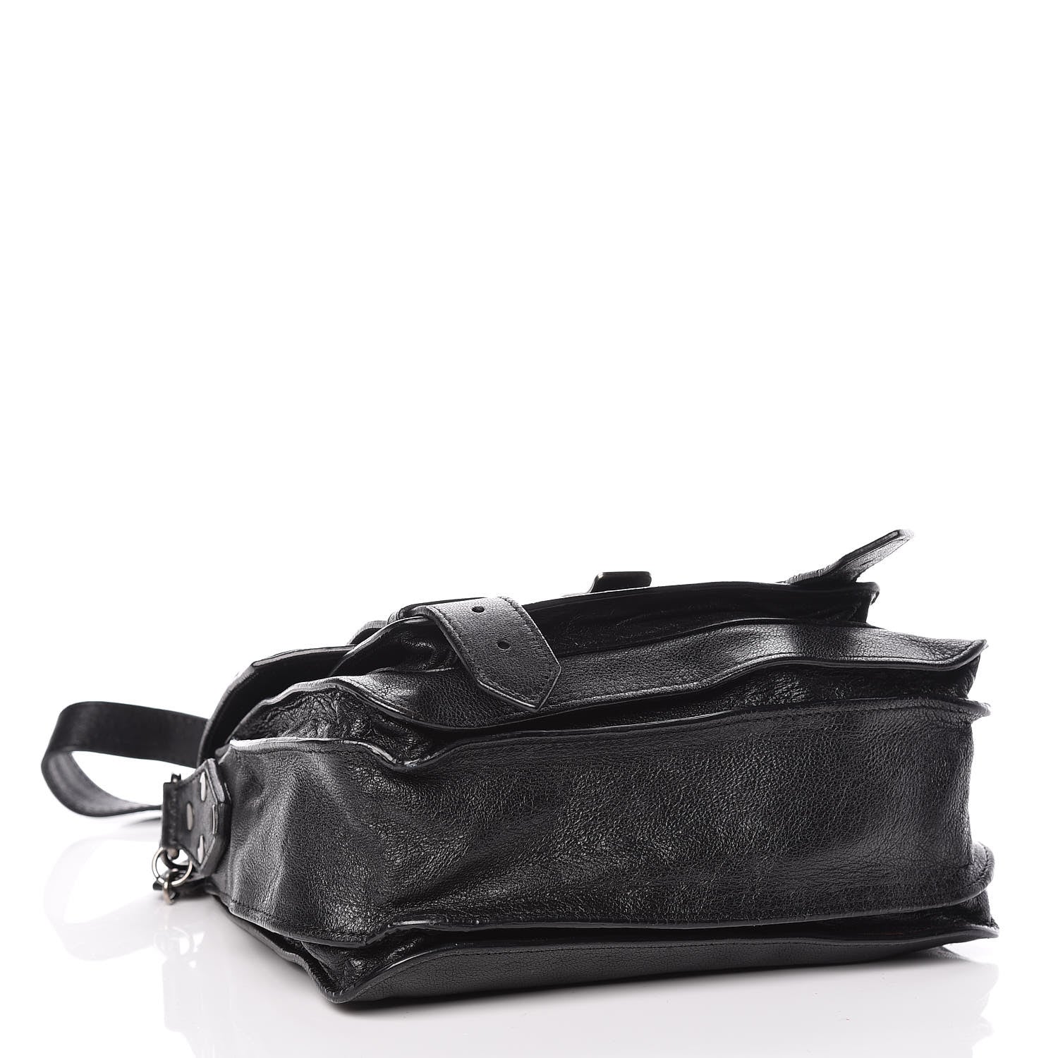 Proenza Schouler Lambskin PS1 Mini Pouch Messenger Black 4 of 11
