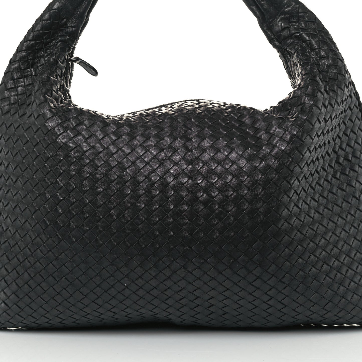 Nappa Intrecciato Maxi Veneta Hobo Black