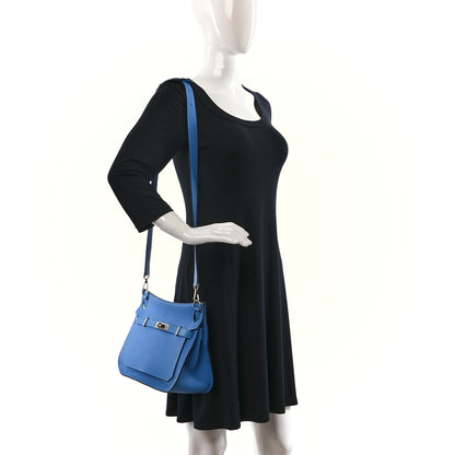 Hermes Taurillon Clemence Swift Jypsiere 28 Bleu Paradis 2 of 12