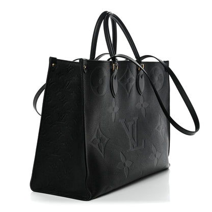 Louis Vuitton Empreinte Monogram Giant Onthego GM Black 3 of 9