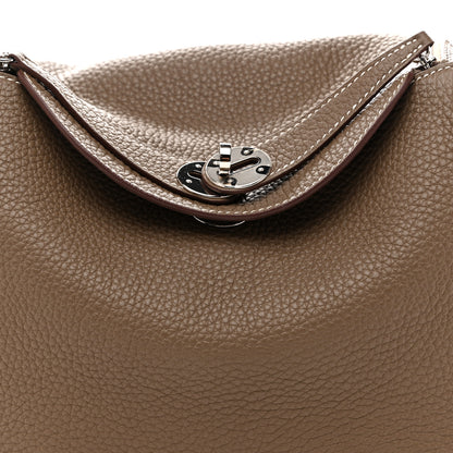 Hermes Taurillon Clemence Lindy 26 Etoupe 8 of 11