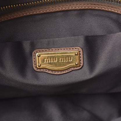 Miu Miu Nappa Matelasse Coffer Hobo Cammeo 6 of 10