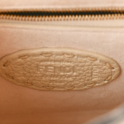 Fendi Canvas Cuoio Romano Selleria Astrology Mini Peekaboo Iconic Satchel Camelia 6 of 8