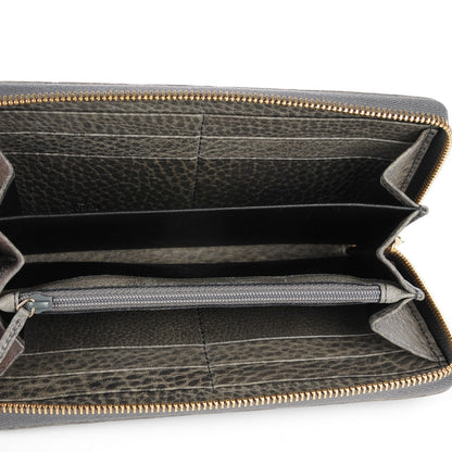 Gucci Guccissima Bamboo Tassel Zip Around Wallet Grey 5 of 7